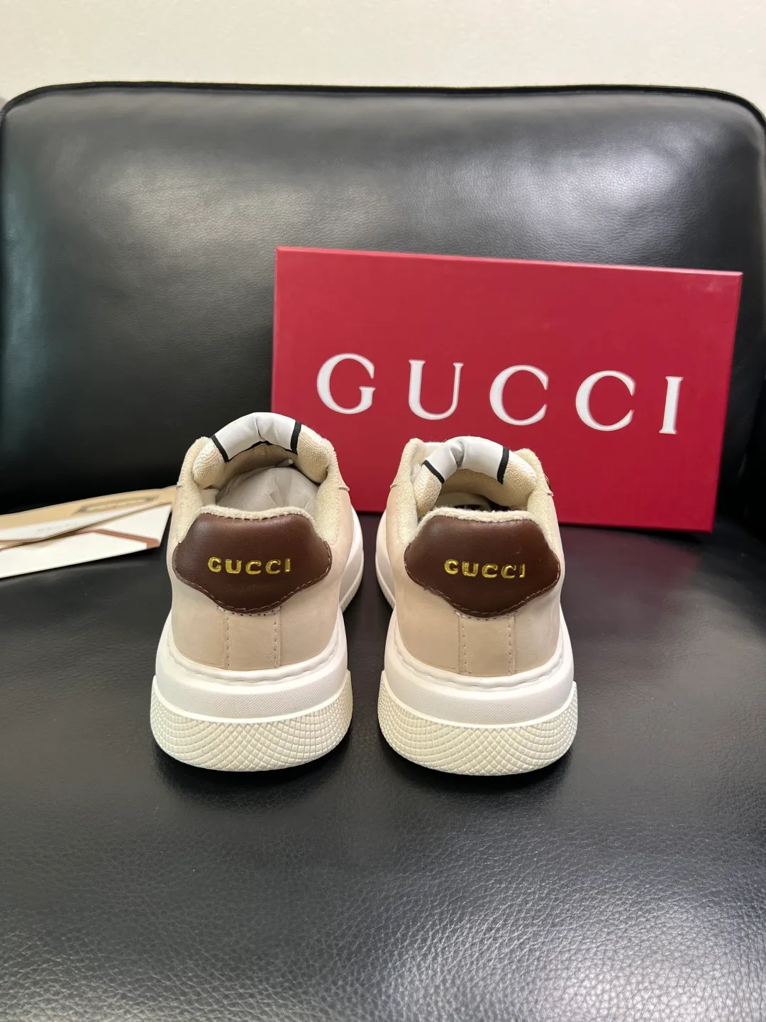Men's shoes 💰780 Gucci high quality top crafts Gucci counter new original factory configuration, imported cowhide fabric from Italy, imported cowhide lining, breathable and comfortable, sole: original factory special supply original sole super comfortable, original factory and single goods, welcome to compare, code number 38-44 (customized 45)